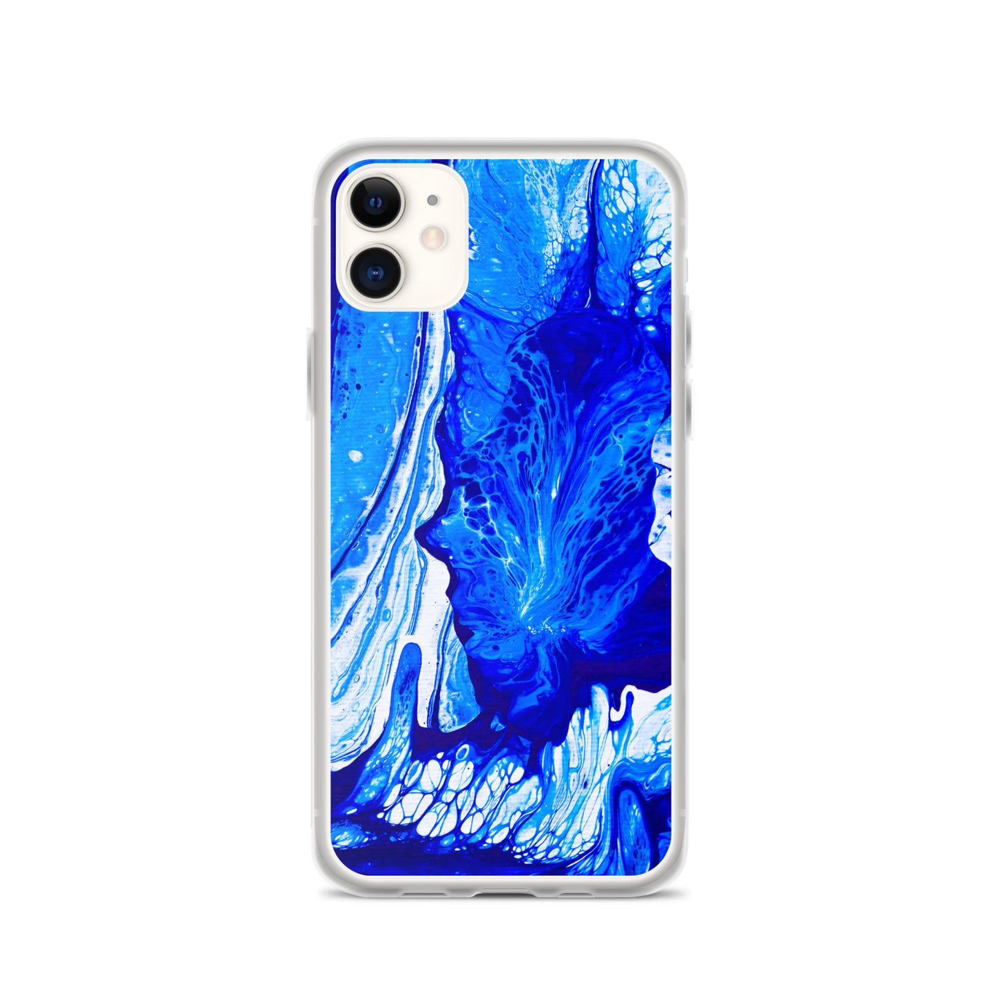 NightOwl Studio Custom Phone Case Compatible with iPhone, Ultra Slim Cover with Heavy Duty Scratch Resistant Shockproof Protection, Ms. Blue