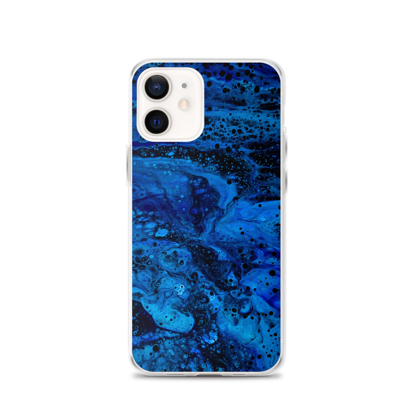 NightOwl Studio Custom Phone Case Compatible with iPhone, Ultra Slim Cover with Heavy Duty Scratch Resistant Shockproof Protection, Blue Abyss