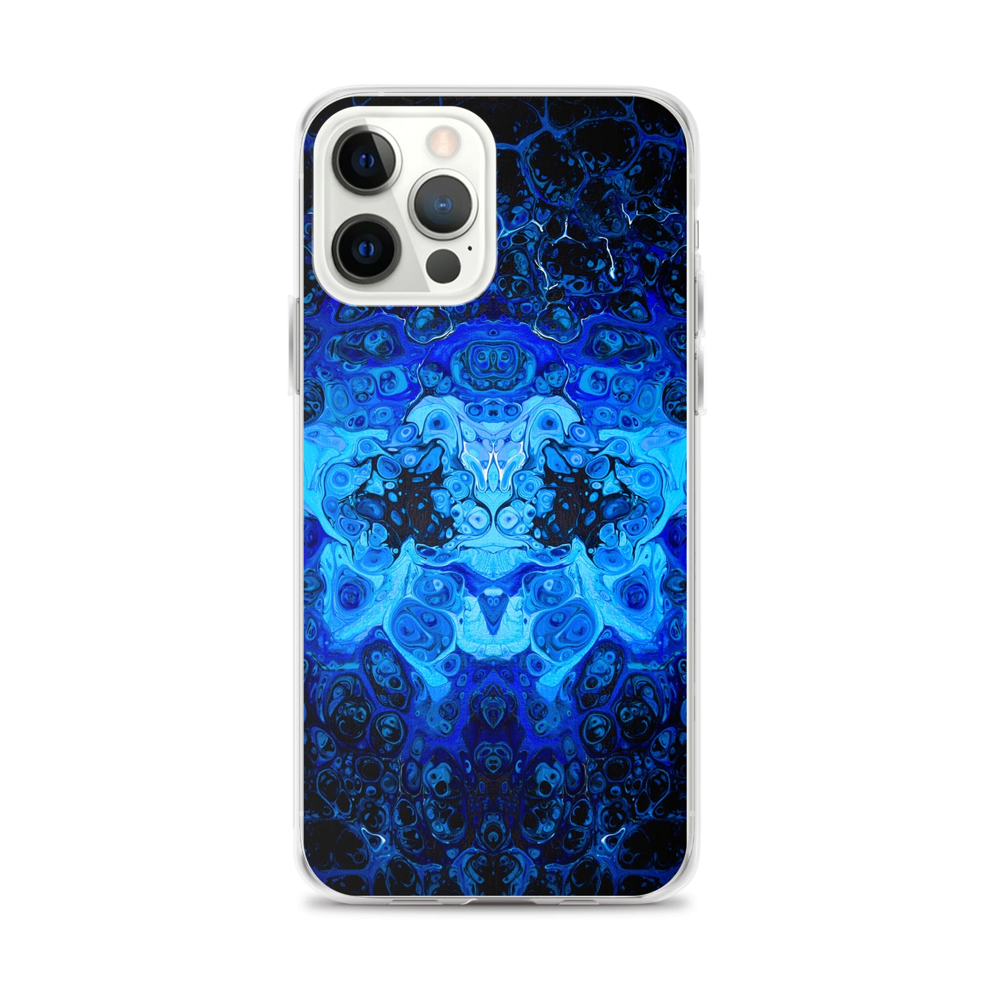 NightOwl Studio Custom Phone Case Compatible with iPhone, Ultra Slim Cover with Heavy Duty Scratch Resistant Shockproof Protection, Blue Bliss