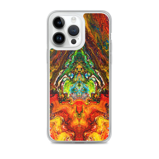 NightOwl Studio Custom Phone Case Compatible with iPhone, Ultra Slim Cover with Heavy Duty Scratch Resistant Shockproof Protection, Psychedelic Something