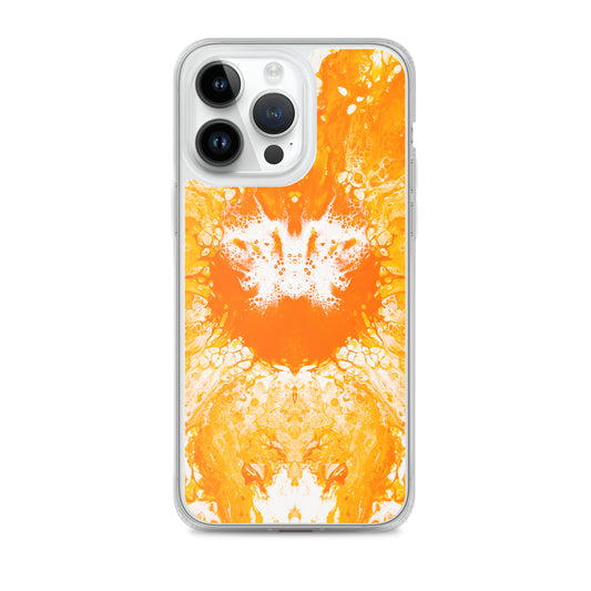 NightOwl Studio Custom Phone Case Compatible with iPhone, Ultra Slim Cover with Heavy Duty Scratch Resistant Shockproof Protection, Naranja