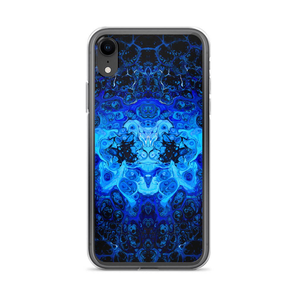 NightOwl Studio Custom Phone Case Compatible with iPhone, Ultra Slim Cover with Heavy Duty Scratch Resistant Shockproof Protection, Blue Bliss