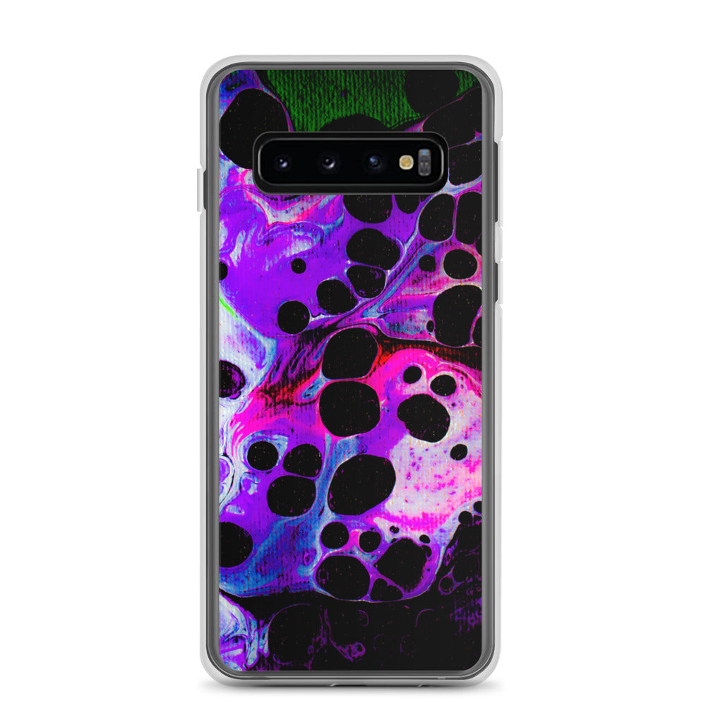NightOwl Studio Custom Phone Case Compatible with Samsung Galaxy, Slim Cover for Wireless Charging, Drop and Scratch Resistant, Carbonated Color