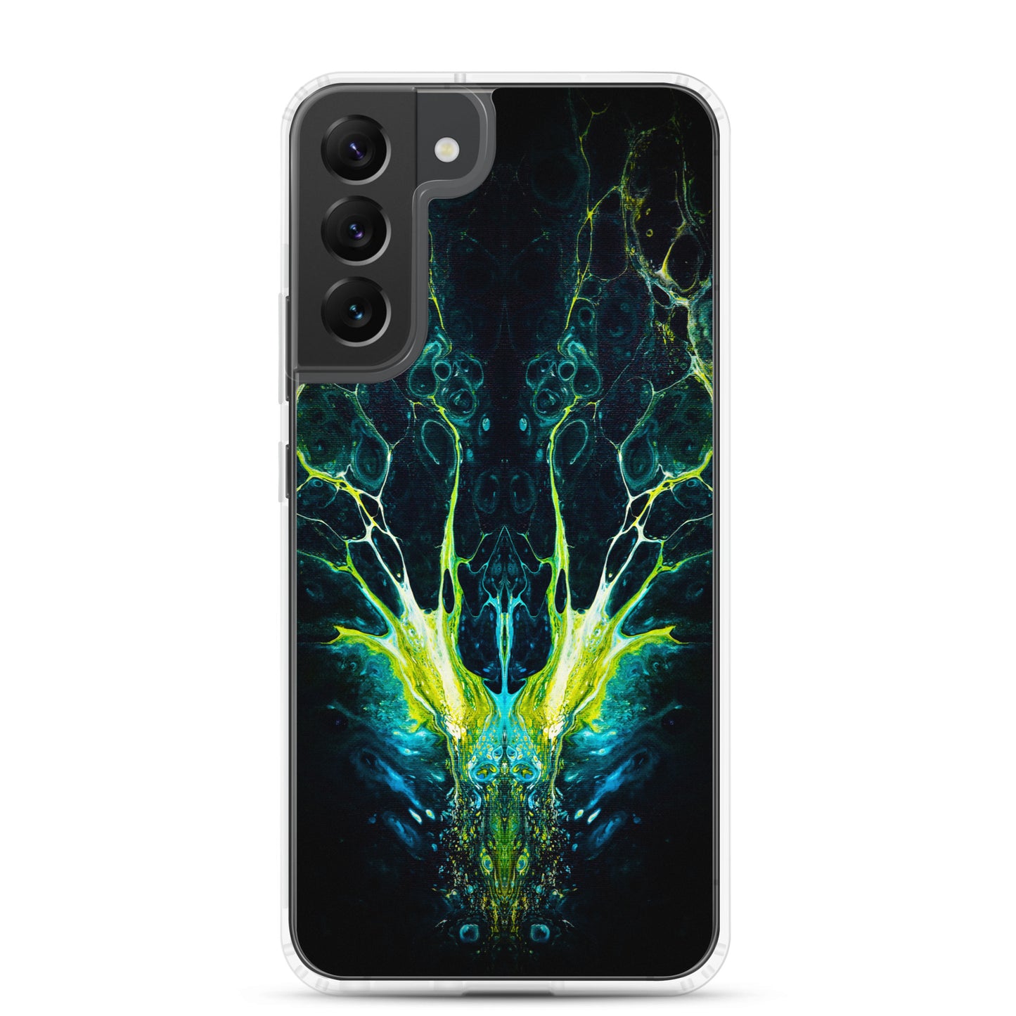 NightOwl Studio Custom Phone Case Compatible with Samsung Galaxy, Slim Cover for Wireless Charging, Drop and Scratch Resistant, Boho Art Colors, Interpretation