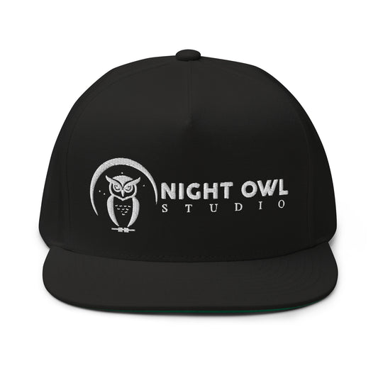 NightOwl-Studio Flat Bill Cap
