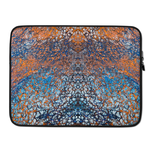 NightOwl Studio Padded Laptop Sleeve, 13 and 15 Inch Covers for Portable Computers and Large Tablets, Slim and Portable Neoprene for Work or Travel, Butterfly Effect,
