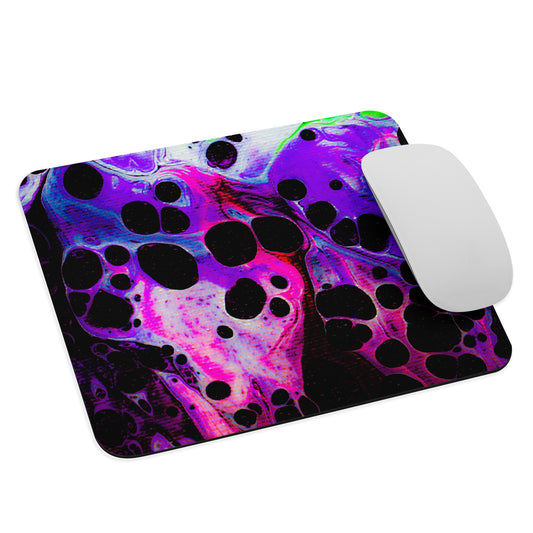 NightOwl Studio Abstract Mouse Pad, Soft Polyester Surface, Slim Natural Rubber Base, Supreme Grip, Carbonated Color