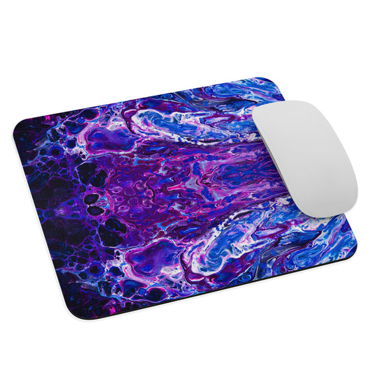 NightOwl Studio Abstract Mouse Pad, Soft Polyester Surface, Slim Natural Rubber Base, Supreme Grip, Mauve Haze