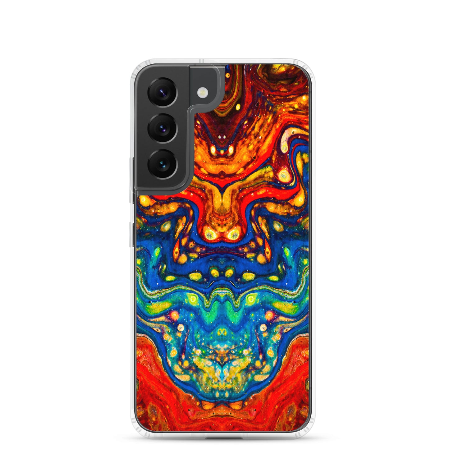 NightOwl Studio Custom Phone Case Compatible with Samsung Galaxy, Slim Cover for Wireless Charging, Drop and Scratch Resistant, Color Dragon
